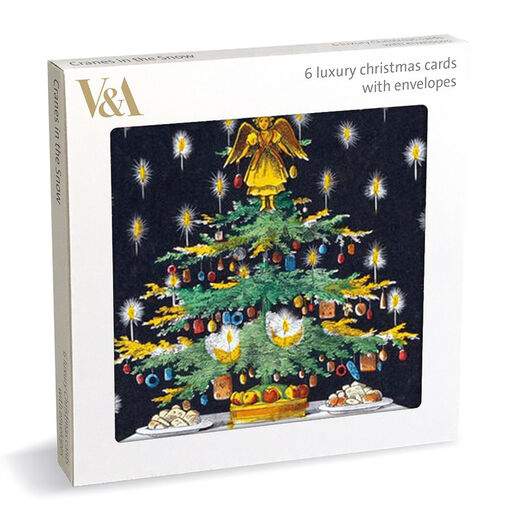 Christmas tree Christmas cards (pack of 6)